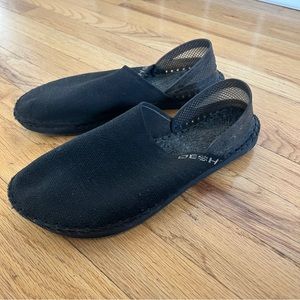OESH Salon Boss Black Knit Shoe